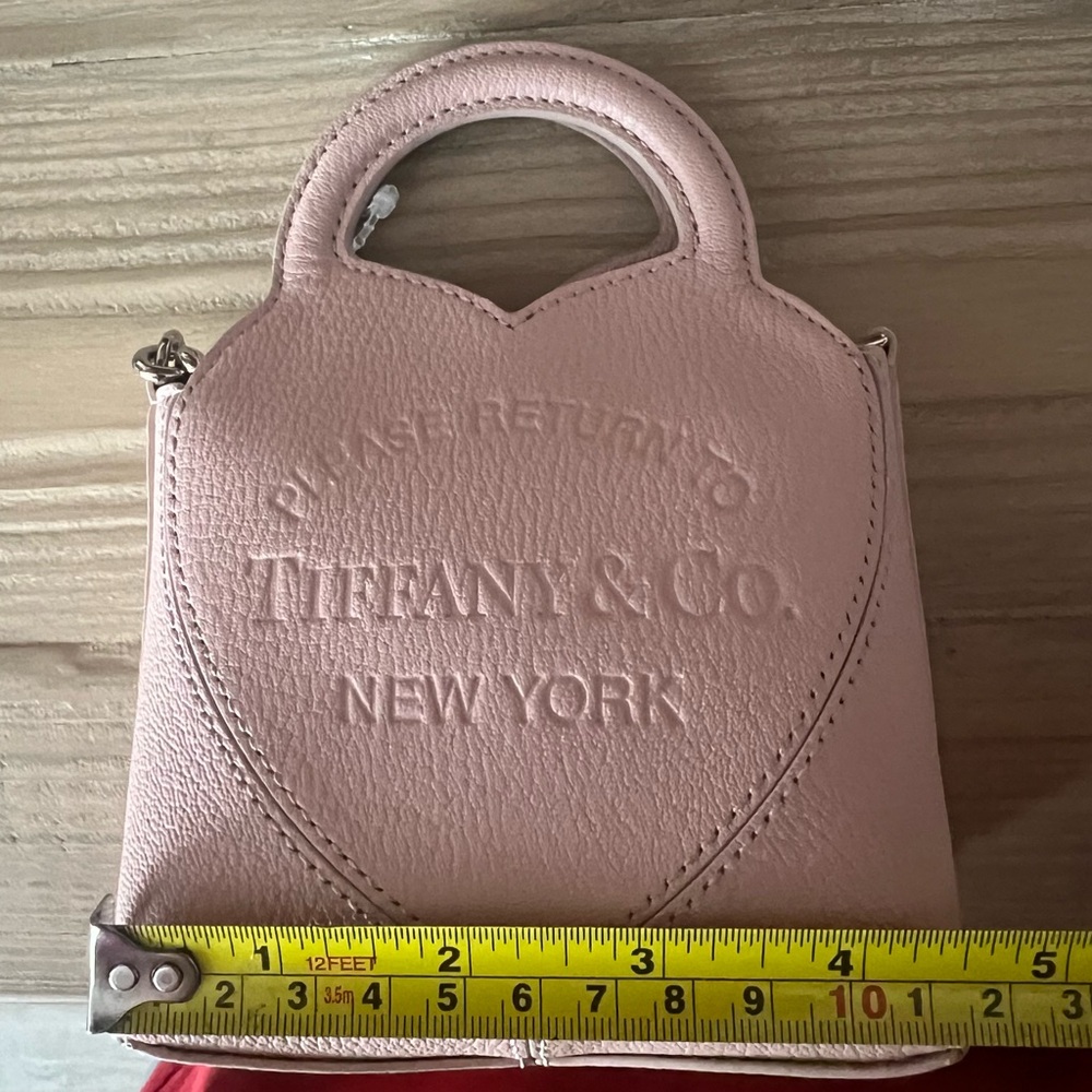 NWOT Tiffany & Co. Return to Tiffany Mini Tote Bag in Dusty Pink - Picture 15 of 17